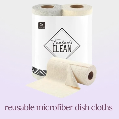 Reusable Microfiber Tear-Away Dish Cloths - Fantasticlean