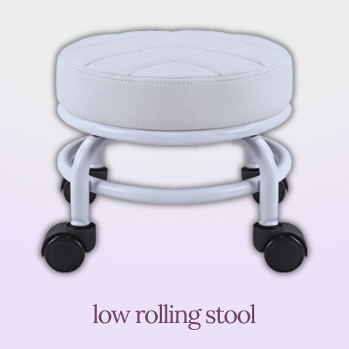 Low Roller Seat, Rolling Stool