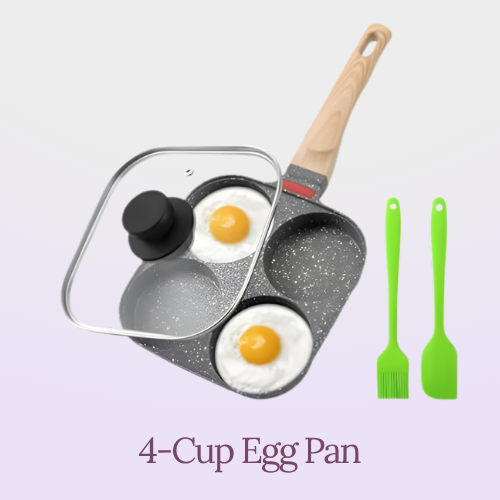 4 Cup Egg Frying Pan | Breakfast Sandwich