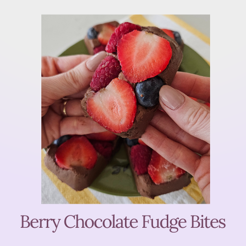 Berry Chocolate Fudge Bites / CAKETIME Silicone Mold Mini Loaf Pan