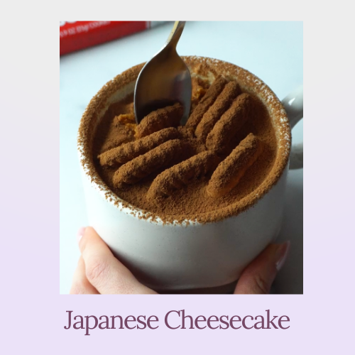Japanese Cheesecake - Biscoff Yogurt - Tiramisu