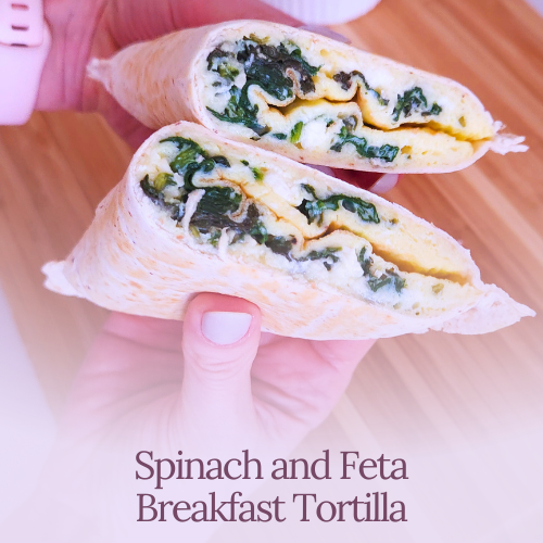 Spinach and Feta Breakfast Tortilla | Tortilla Sealer Crimper
